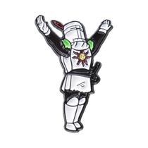 Pins De Esmalte Do Jogo Undertale Com Coração Vermelho, Broches De Ação E Luta, Distintivos De