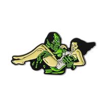 Pins De Esmalte E Broches De Metal De Halloween Com Tema De Monstros De Filmes De Terror E Meninas,