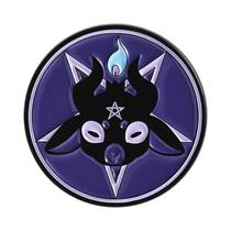 Pins De Esmalte Estrela Pentagrama De Cabra Satânica Punk Escuro, Distintivos Engraçados Para