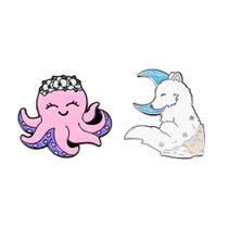 Pins De Metal Sestini Studio - Polvo E Raposa