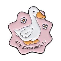 Pins Esmaltados de Corgi, Patos, Gatos e Cães - Broches para Roupas, Bolsas e Mochilas