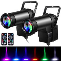 Pinspot Light Cagor 15W DMX, pacote com 2 RGBW com controle remoto Pinspot Light Cagor 15W DMX, pacote com 2 RGBW com controle remoto
