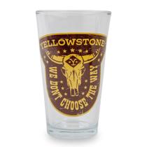 Pint Glass Silver Buffalo Yellowstone Nós não escolhemos o caminho Pint Glass Silver Buffalo Yellowstone Nós não escolhemos o caminho