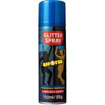 Pinta Cabelo 150ML Glitter CABELO/CORPO AZ Caixa com 12 Pinta Cabelo 150ML Glitter CABELO/CORPO AZ Caixa com 12