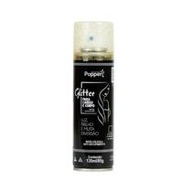 Pinta cabelo spray glitter cabelo dourado 150ml - popper Pinta cabelo spray glitter cabelo dourado 150ml - popper