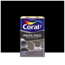 Pinta piso coral 18l preto