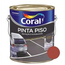 Pinta piso coral - 3,6 litros - vermelho