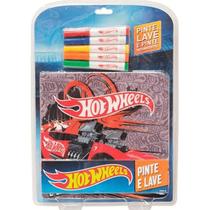 Pinte e Lave Divertido Com 4 Desenhos Hot Wheels Fun Pinte e Lave Divertido Com 4 Desenhos Hot Wheels Fun