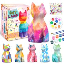 Pinte seu próprio kit de lâmpadas para gatos HAPMARS para crianças de 4 a 8 anos