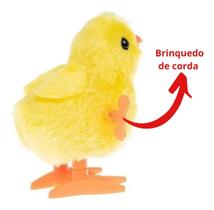 Pintinho Amarelinho Brinquedo De Pelúcia A Corda Infantil