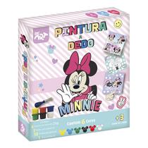Pintura a Dedo Minnie Mouse Infantil Com 18 Peças Dac Pintura a Dedo Minnie Mouse Infantil Com 18 Peças Dac