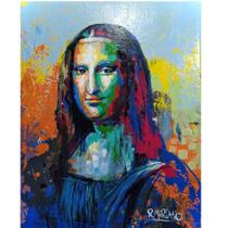 Pintura Acrilica sobre tela ,Quadro decorativo ,Monalisa Pintura Acrilica sobre tela ,Quadro decorativo ,Monalisa