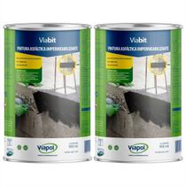 Pintura Asfaltica Impermeabilizante Metal Madeira Viabit 1L Pintura Asfaltica Impermeabilizante Metal Madeira Viabit 1L