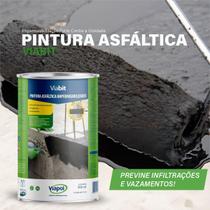 Pintura Asfaltica Impermeabilizante Metal Madeira Viabit 1L