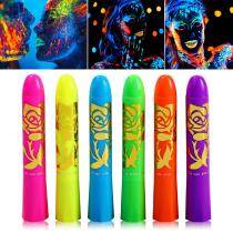 Pintura Corporal BKPPLZP 6 Peças Neon que Brilha no Escuro Pintura Corporal BKPPLZP 6 Peças Neon que Brilha no Escuro