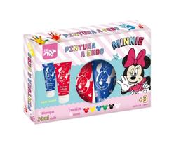 Pintura De Dedo Minnei Com 6 Bisnaga (Cores) Lavavel Dac