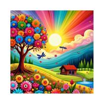 Pintura De Diamante Ao Pôr Do Sol Bordado Com Strass Paisagem Árvore Flor Mosaico Decoração Para Pintura De Diamante Ao Pôr Do Sol Bordado Com Strass Paisagem Árvore Flor Mosaico Decoração Para