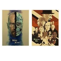 Pintura de parede Breaking Bad Heisenberg Walter White x2