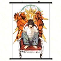 Pintura de parede em tela Death Note Yagami Light Anime