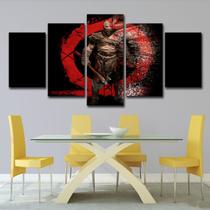 Pintura de parede em tela Gods Wars Kratoss Anime 5 painéis