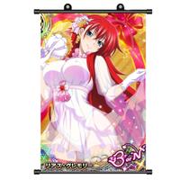 Pintura de parede em tela High Schools DxD Rias Gremory Anime