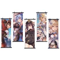Pintura de parede em tela Lumines Hu Taos Anime 5 Painéis Pintura de parede em tela Lumines Hu Taos Anime 5 Painéis