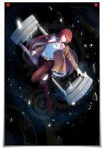 Pintura de parede em tela Steins Gates Makises Kurisus Anime