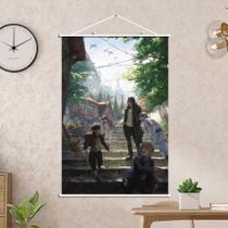 Pintura de parede ilustrada em tela de anime Attack on Titan Pintura de parede ilustrada em tela de anime Attack on Titan