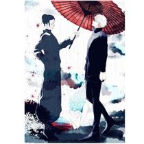 Pintura de parede Jujutsu Kaisen Gojo Satoru e Suguru Geto Pintura de parede Jujutsu Kaisen Gojo Satoru e Suguru Geto
