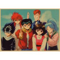 Pintura de pôster Yu Yu Hakusho Arte de anime vintage 30x42cm Pintura de pôster Yu Yu Hakusho Arte de anime vintage 30x42cm