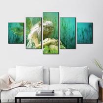 Pintura decorativa 5 peças sem moldura 30x40x2 30x60x2