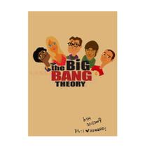 Pintura em cartaz Big Bang Theory Vintage 29,7x42cm Pintura em cartaz Big Bang Theory Vintage 29,7x42cm