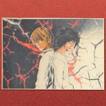 Pintura em cartaz Death Note Arte de anime japonesa 20x30cm