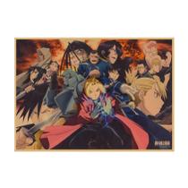 Pintura em cartaz Fullmetal Alchemist Retro 29,7x42cm Pintura em cartaz Fullmetal Alchemist Retro 29,7x42cm