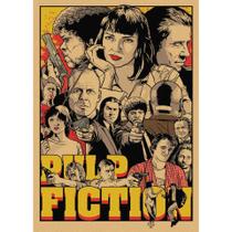 Pintura em cartaz Pulp Fiction Vintage Film Art 29,7x42cm Pintura em cartaz Pulp Fiction Vintage Film Art 29,7x42cm