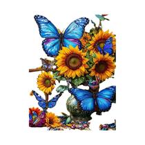 Pintura Em Diamante De Borboleta E Girassol Com Strass, Mosaico DIY, Bordado Para Decoração De Casa, Pintura Em Diamante De Borboleta E Girassol Com Strass, Mosaico DIY, Bordado Para Decoração De Casa,