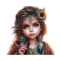 Pintura Em Diamante DIY Para Iniciantes Adultos Evershine, Padrão De Retrato De Menina Em Mosaico Pintura Em Diamante DIY Para Iniciantes Adultos Evershine, Padrão De Retrato De Menina Em Mosaico