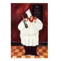 Pintura em ferro Vintage Chef Wall Art Retro Kitchen 20x30cm Pintura em ferro Vintage Chef Wall Art Retro Kitchen 20x30cm