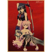 Pintura em pôster Akame ga Kill Anime Retro Kraft Paper 29,7x42cm Pintura em pôster Akame ga Kill Anime Retro Kraft Paper 29,7x42cm