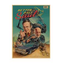 Pintura em pôster Better Call Saul Retro Kraft 29,7x42cm Pintura em pôster Better Call Saul Retro Kraft 29,7x42cm