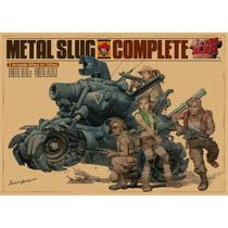 Pintura em pôster Metal Slug Arte de parede vintage 29,7x42cm