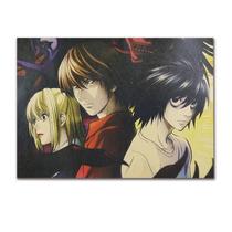 Pintura em pôster vintage Death Note Light L Misa 51,5x36cm Pintura em pôster vintage Death Note Light L Misa 51,5x36cm