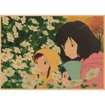 Pintura em pôster Wolf Children Vintage Wall Art 29,7x42cm Pintura em pôster Wolf Children Vintage Wall Art 29,7x42cm
