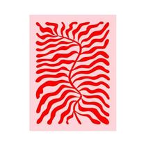 Pintura Em Tela Abstrata De Leopardo, Arte De Parede Estética Com Blocos De Cores, Decoração Com