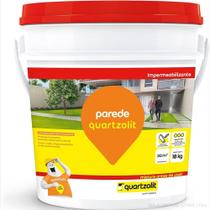 Pintura Emborrachada P/ Parede Quartzolit Branco 18Kg Pintura Emborrachada P/ Parede Quartzolit Branco 18Kg