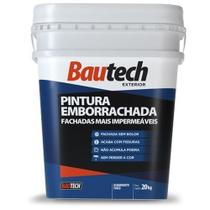 Pintura Emborrachada Platina 20kg Bautech Pintura Emborrachada Platina 20kg Bautech
