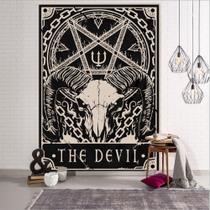Pintura estética de sala de parede Tapestry Devil 150x130cm
