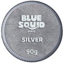 Pintura facial Blue Squid PRO Metallic Silver 90g à base de água