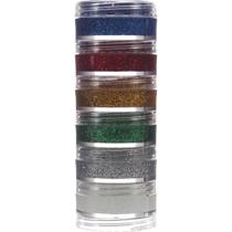 Pintura Facial Glitter Cremoso com 6 Cores 4G Cada