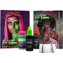 Pintura Facial KIT Efeitos Especiais Zumbi